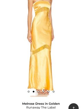 Runaway The Label Melrose Dress in Golden